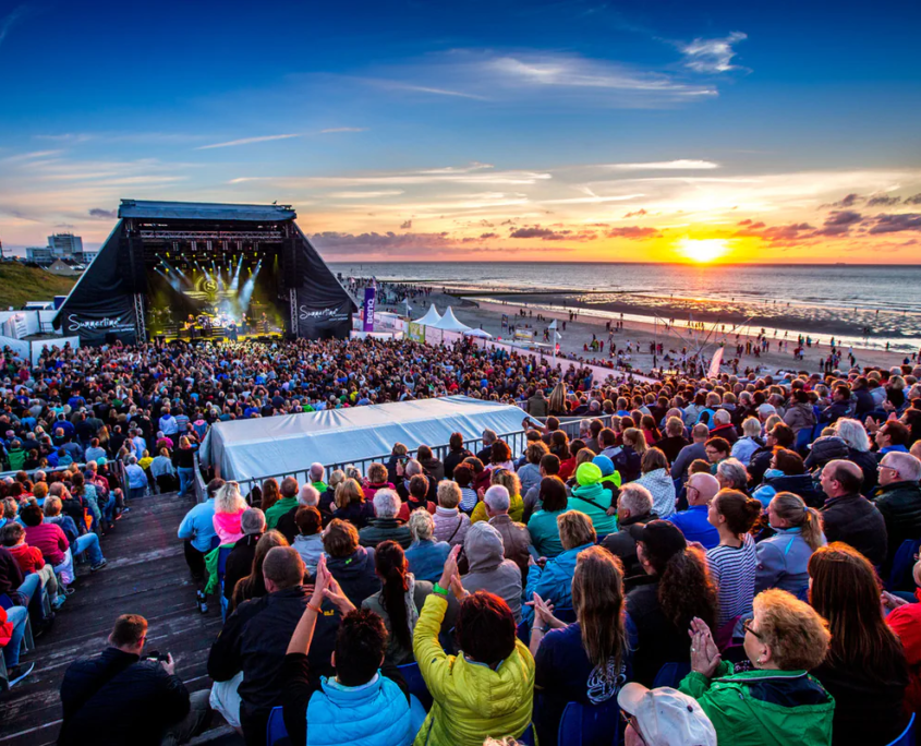 Summterime-Open-Air Konzert am Nordstrand von Norderney